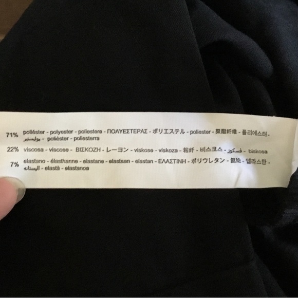 NWT. Zara Black High Waisted Pants. Size S. - Picture 10 of 11